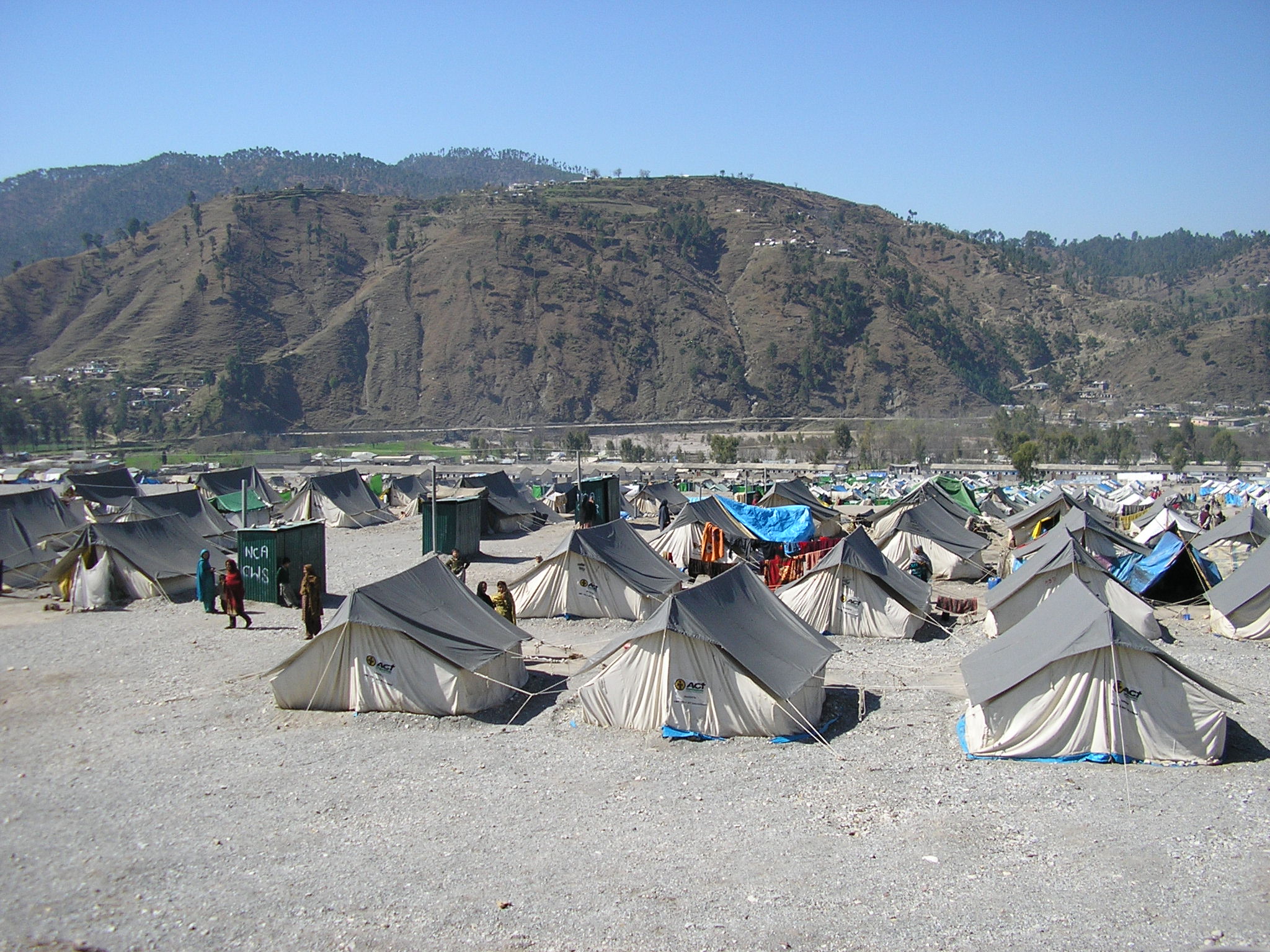 مخيم من بين المخيمات الثلاثة التي تمت مراجعتها كجزء من ورشة العمل