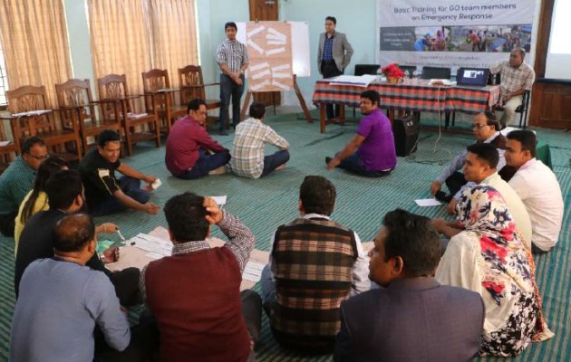 Training on Emergency Response, Sirajganj, Bangladesh, December 2019